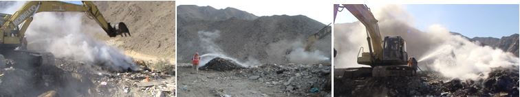 Khor Fakkan Landfill – Investigation, Fire Fighting, Remediation